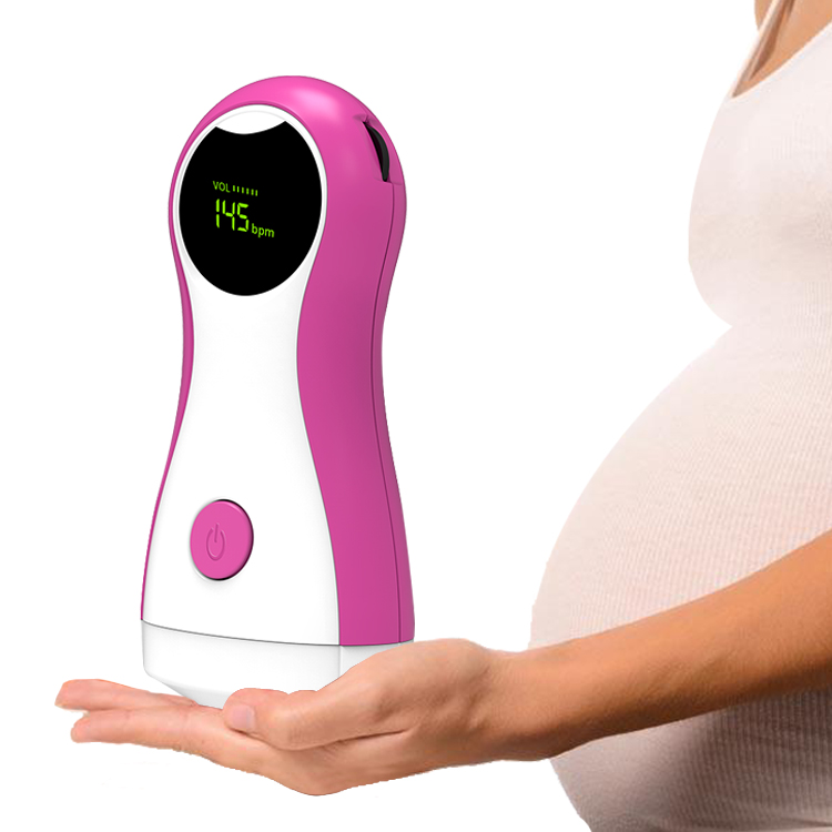 Boxym Household Home Use baby heart rate detector prenatal pregnant pocket Mini fetal doppler price monitor