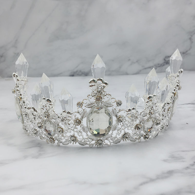 Wholesale wedding crown rhinestone crystal headdress bridal party crown wedding hair accessories