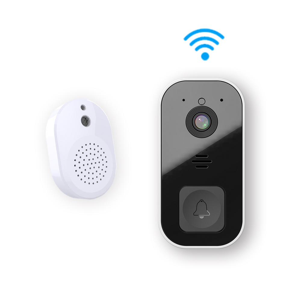 Беспроводной дверной звонок с HD-камерой, Wi-Fi, ночным видением