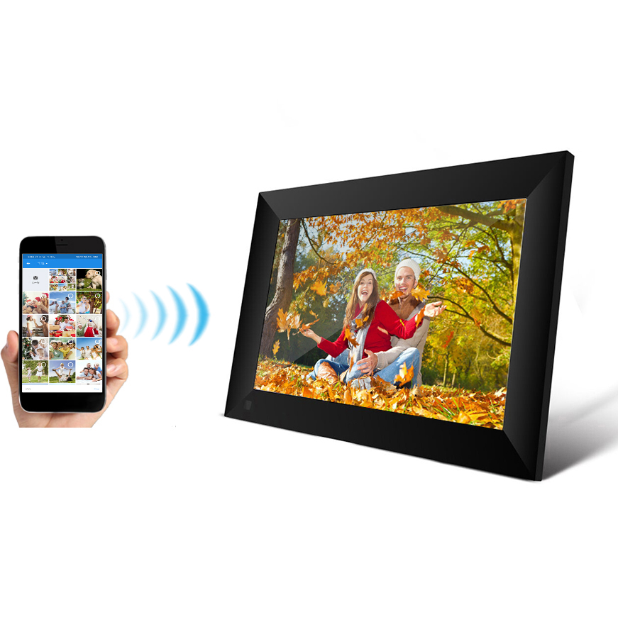 2021 IPS сенсорный экран Android цифровая камера с Wi-Fi для картинная рамка 10 дюймов цифры облако фоторамка обзор