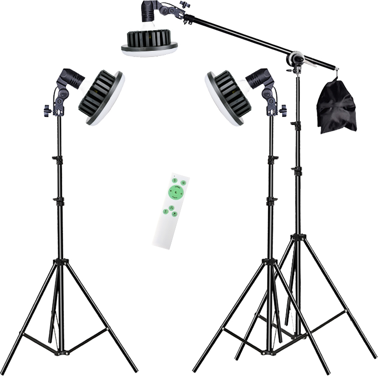 Оптовая продажа 2020, фотографическое освещение, фотостудия, светодиодная лампа 150 Вт, комплект ламп с осветительной стойкой и подставкой