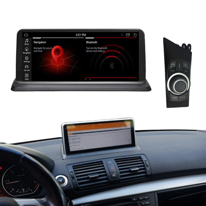 Автомобильный GPS-навигатор KANOR 10,25 дюймов Android 10 для BMW E81 E82 E87 E88 2006 2007 2008 2009 2010 2011 2012