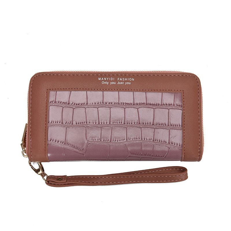 New arrival designer ladies crocodile grain purses fashion leather luxury evening bag card wallets for women