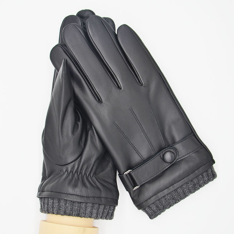 Chinese Supplier Winter good quality mixed colors lambskin leather Genuine Sheepskin leather gloves & mittens