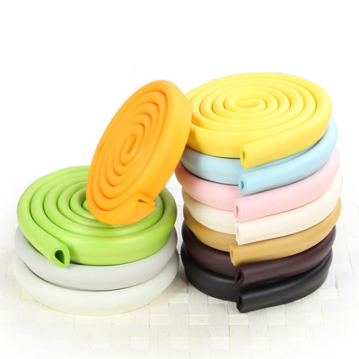 NBR baby household articles protective u-shaped glass tea table anti-collision single double-sided adhesive packing