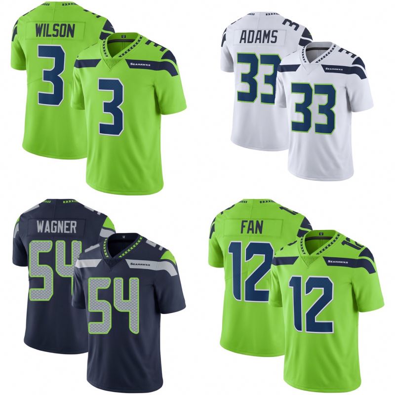 Russell Wilson Seattle Seahawk jersey DK Metcalf Tyler Lockett jerseys Jamal Adams Bobby Wagner uniform discount cheap price