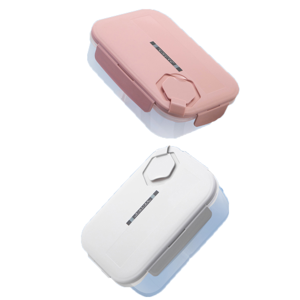 Custom ODM Microwavable storage Lunch Boxes Plastic 3 Compartment kids Food Container