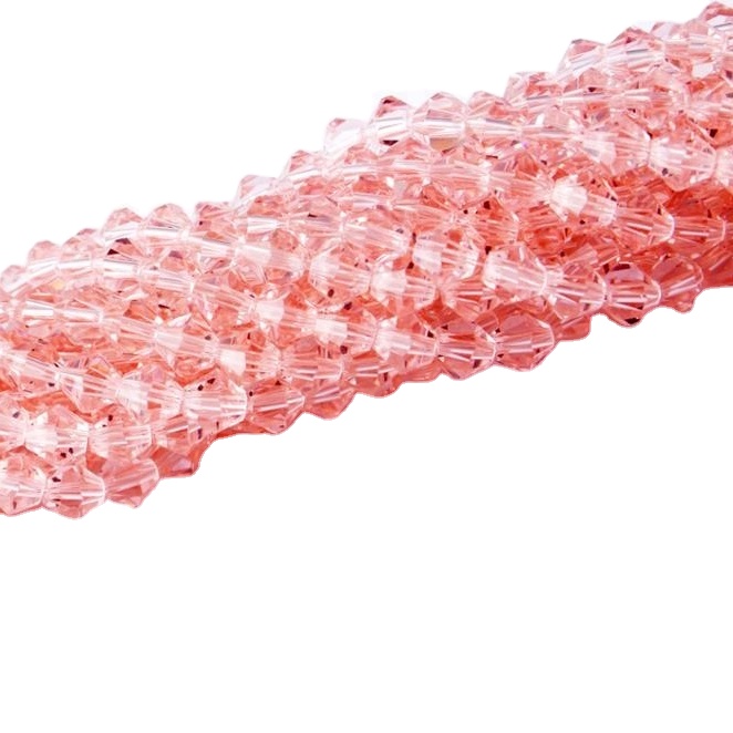Wholesale Fashion Loose 2mm 3mm 4mm 6mm 8mm Clear Crystal Bicone Bead for Jewelry