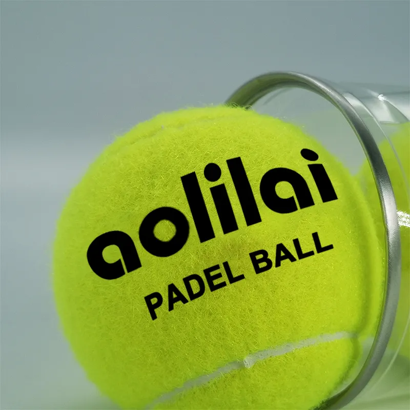 Aolilai Hot Sale  45%Wool Padel Ball Professional Match Customization Logo Pelota de tenis Adults Playing