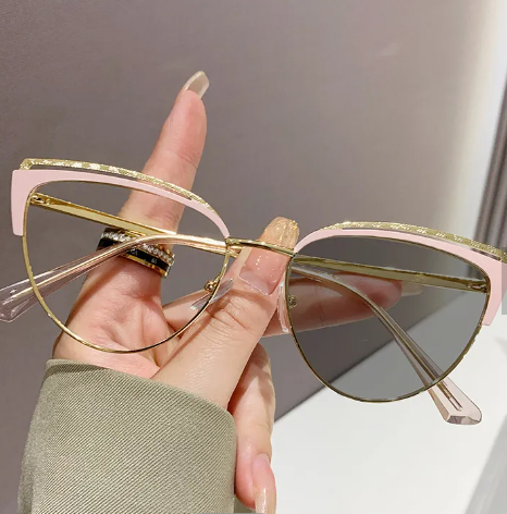 High Quality Eyeglasses Frames Design Photochromic Glasses Blue Anti Reflective Photo-gray Glasses Sunglasses Photogray Glasses