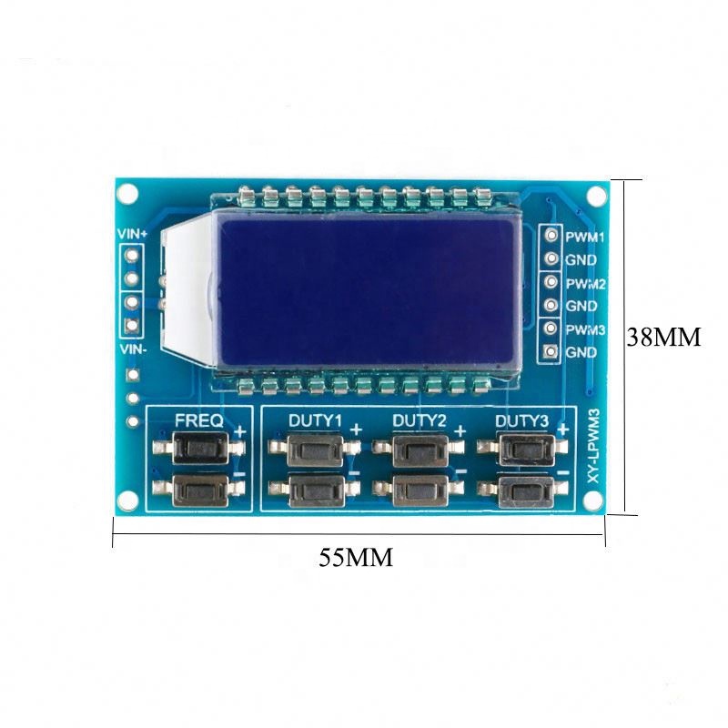 Seekec 1Hz-150 кГц 3-сторонний выход сигнала Генератор PWM модуль GSM Частота импульсов рабочий цикл регулируемый модуль ЖК-дисплей