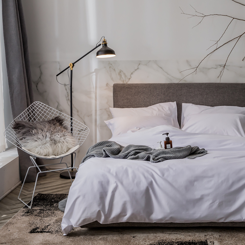 Exquisite Workmanship Eco-Friendly 4 Piece Nordic Hotel Sheet Bedding Set
