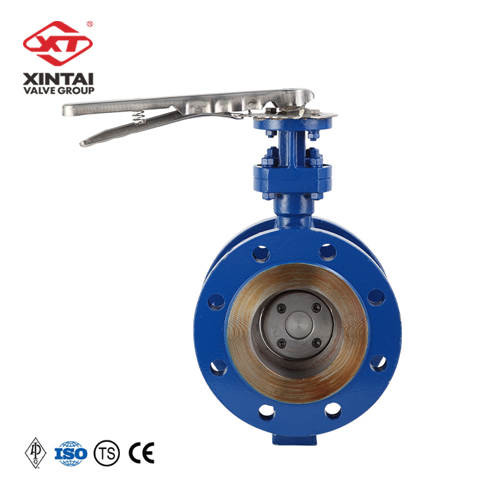 D43H-150LB 4inch API Cast Steel Butterfly Valve Cut off the fluid