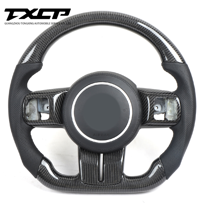 Custom Alcantar carbon fiber steering wheel For JEE P Cherokee Compass Renegade Patriot racing wheel convertible