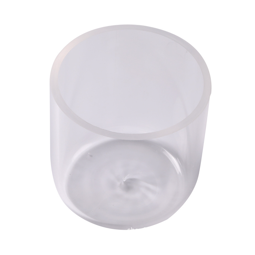 Transparent Custom No Airline Surface Quartz Glass Crucible Melting Vessel