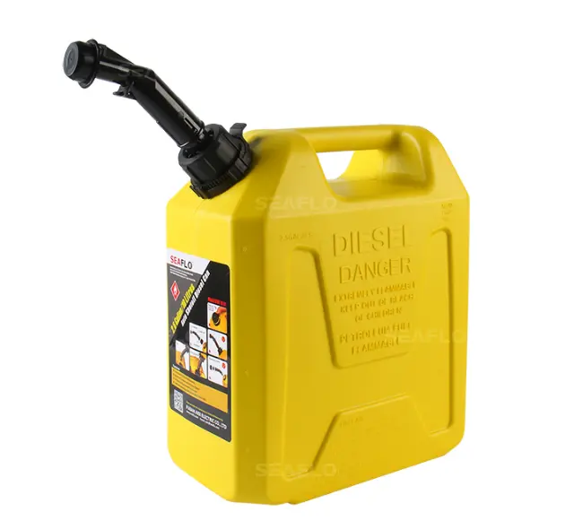 SEAFLO Anti-static HDPE Fuel Gasoline Cans Container Jerry Tank