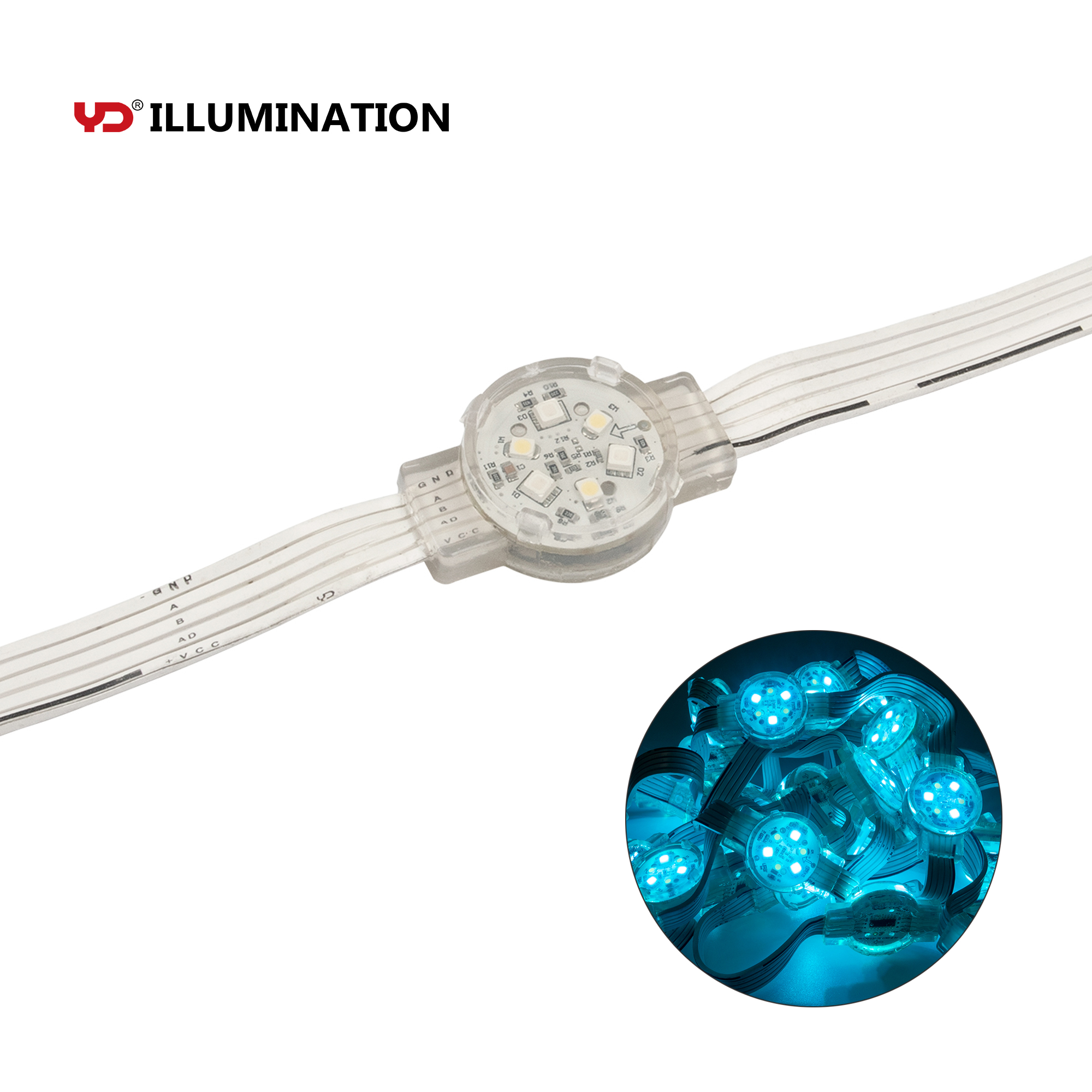 Ws2811 rgb СВЕТОДИОДНАЯ точка, оптовая продажа, smd кластер для светодиодных мостовых осветительных приборов