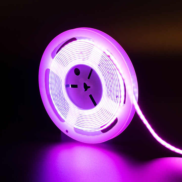Фабричная Светодиодная лента COB 24 в 220 в 768 eds 12 Вт RGB cob Светодиодная лента 1 год