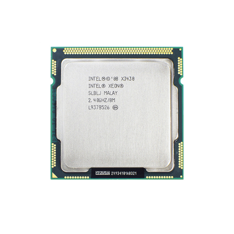 Процессор Tray Xeon x3430, 2,4 ГГц, четырехъядерный процессор LGA 1156