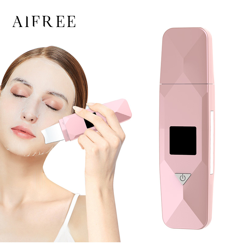 AIFREE оптовая продажа, уход за кожей лица, Электрический шпатель, ультразвуковой шпатель для отбеливания кожи