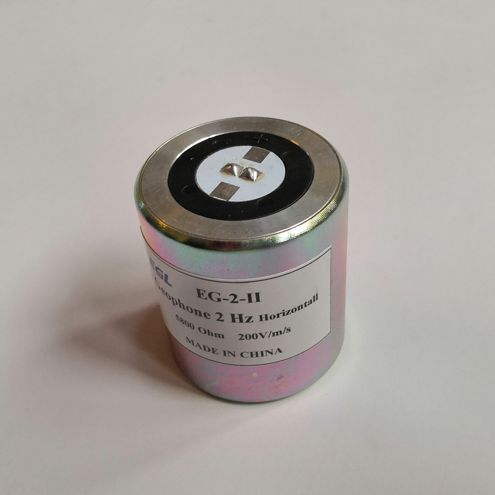 Низкая частота Geophone 2 Гц горизонтальный EG-2-II, высокая чувствительность детектора geophone, 200/м/с, Geophone сейсмической 2 Гц