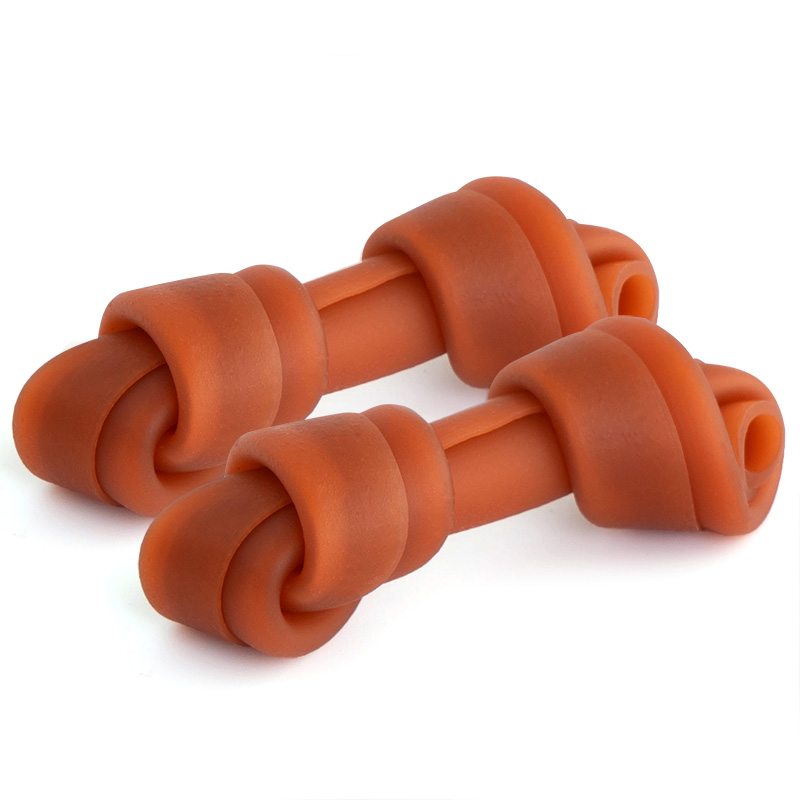 2021 Amazon best seller factory pet Safety Healthy 4" 5pk Rawhide Free Bones Dog Treats