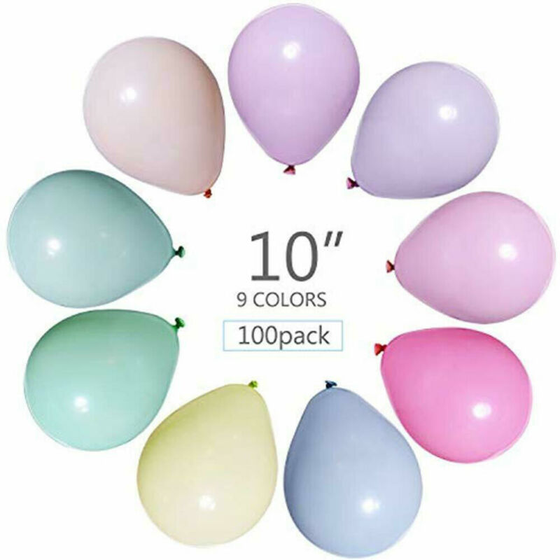 Пастельные латексные воздушные шары, 10 дюймов, 100 шт. в упаковке