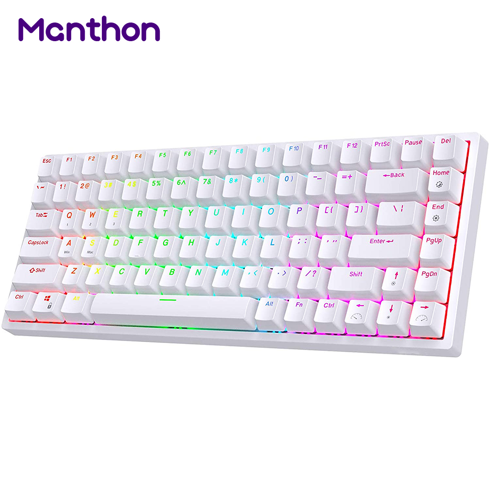Guangdong Professional The Best 65% 82 Key Double Color Injection Aula Mechanical Gaming Keyboard