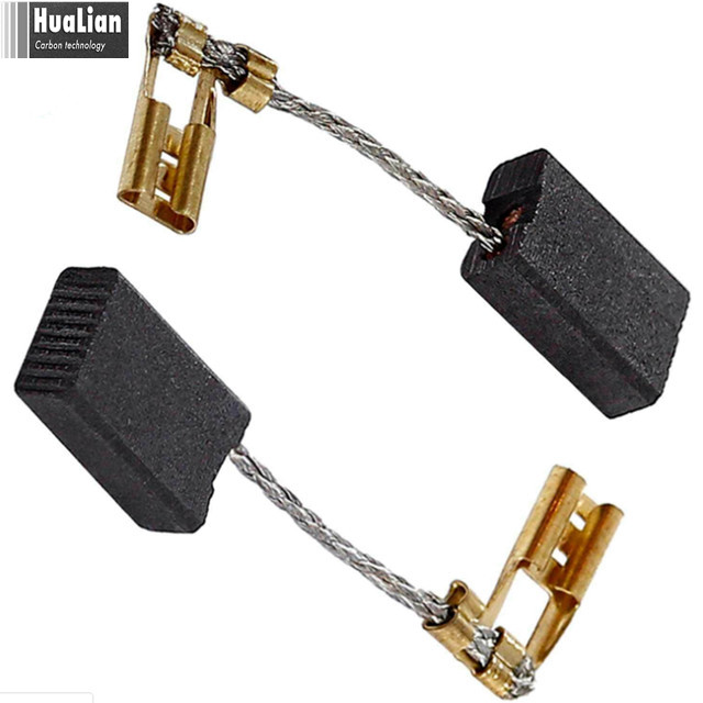 Щетки карбоновые для электродвигателя Bosch GBH 4 DSC 5x10 мм 1617014124/2, щетки карбоновые для 124 Hammer 1617014124