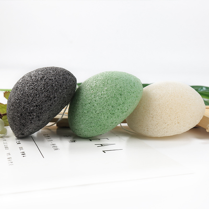 Губка для очистки кожи konjac органического чистого цвета фирменной торговой марки