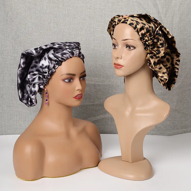 Custom Hair Bonnets Bonnets And Satin Hair Wraps Satin Cap For Sleeping Hair Bonnet With Clasp