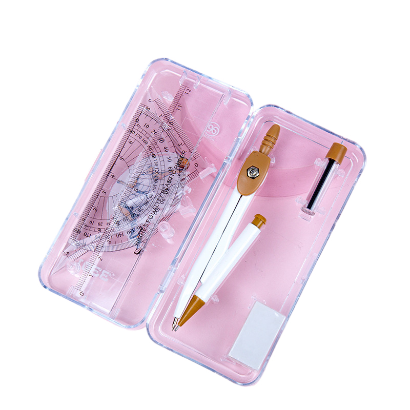 Wholesale school supplies teaching tools design equipment special compasses seven piece set can be customized