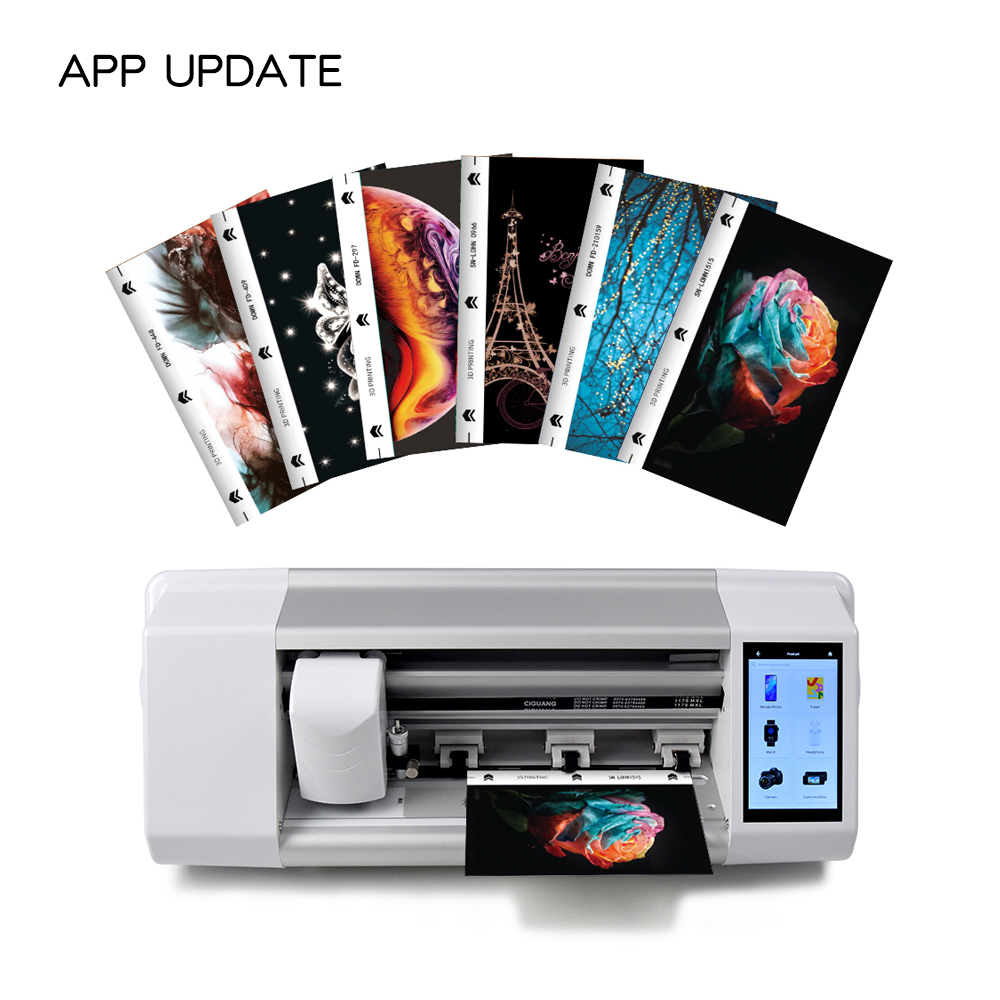Tpu Hydrogel Mobile Phone Screen Protector Film Cutting Machine For Iphone 12 11 Pro Max For Samsung Mobile Phones