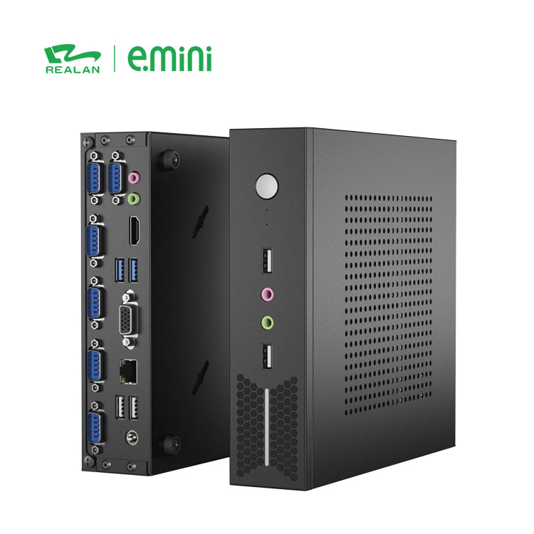 Pfsense мощный процессор intel Windows Mini PC Портативный четырехъядерный Linux J1900 Barebonesystem