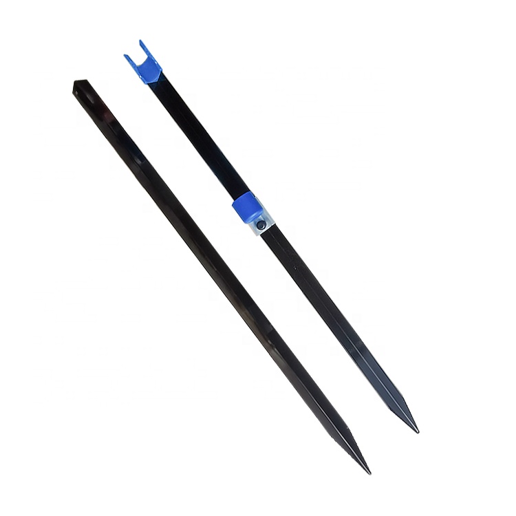 1.2m Aluminium Alloy Bracket Portable Black Color Fishing Rod Holder