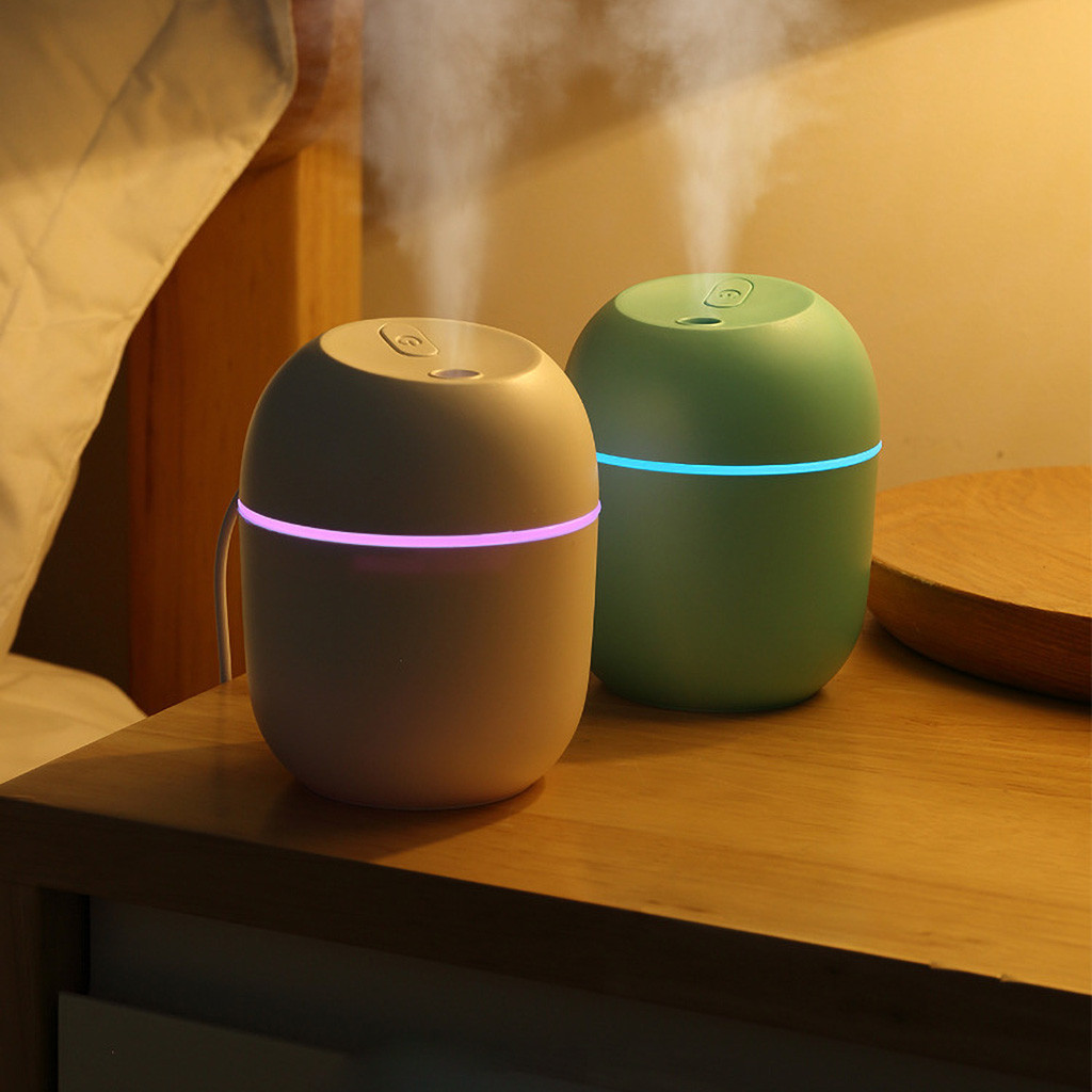 Portable 220ml Air Diffuser Super Fog Colorful Usb Humidificador Smell Scent Fragrance Diffuser with LED Changing Light