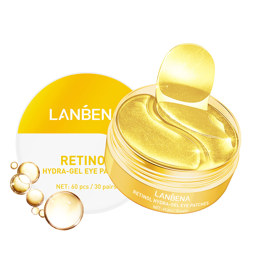 LANBENA Private Label Hydration Moisturizing Hydrogel skin care Collagen Gel Under Eye Patch Mask Hyaluronic Eye Maskss Patches
