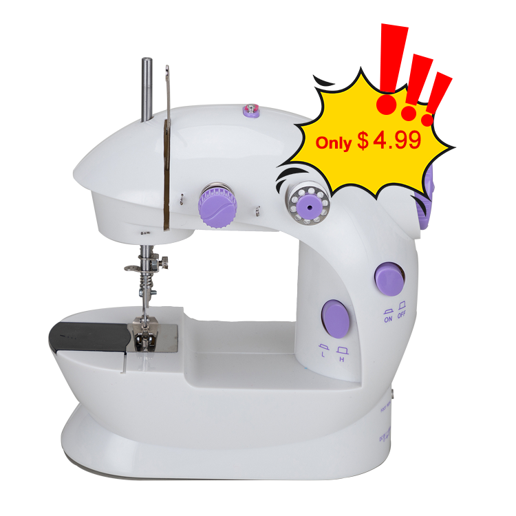 PLASTAR P202 Amazon Горячая продажа Маленькая бытовая электрическая китайская мини швейная машина