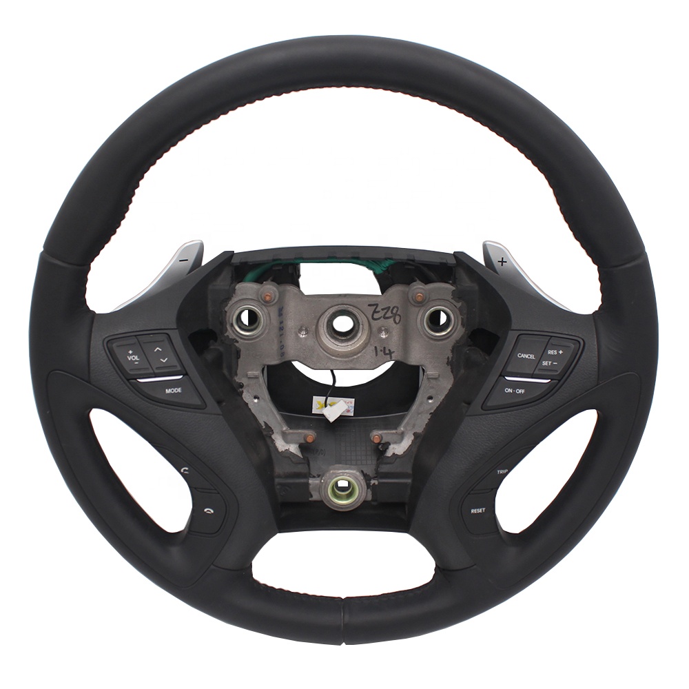 For hyundai sonata YF multi-function steering wheel assembly shift paddle fixed speed cruise audio control 46110-4Q650RY