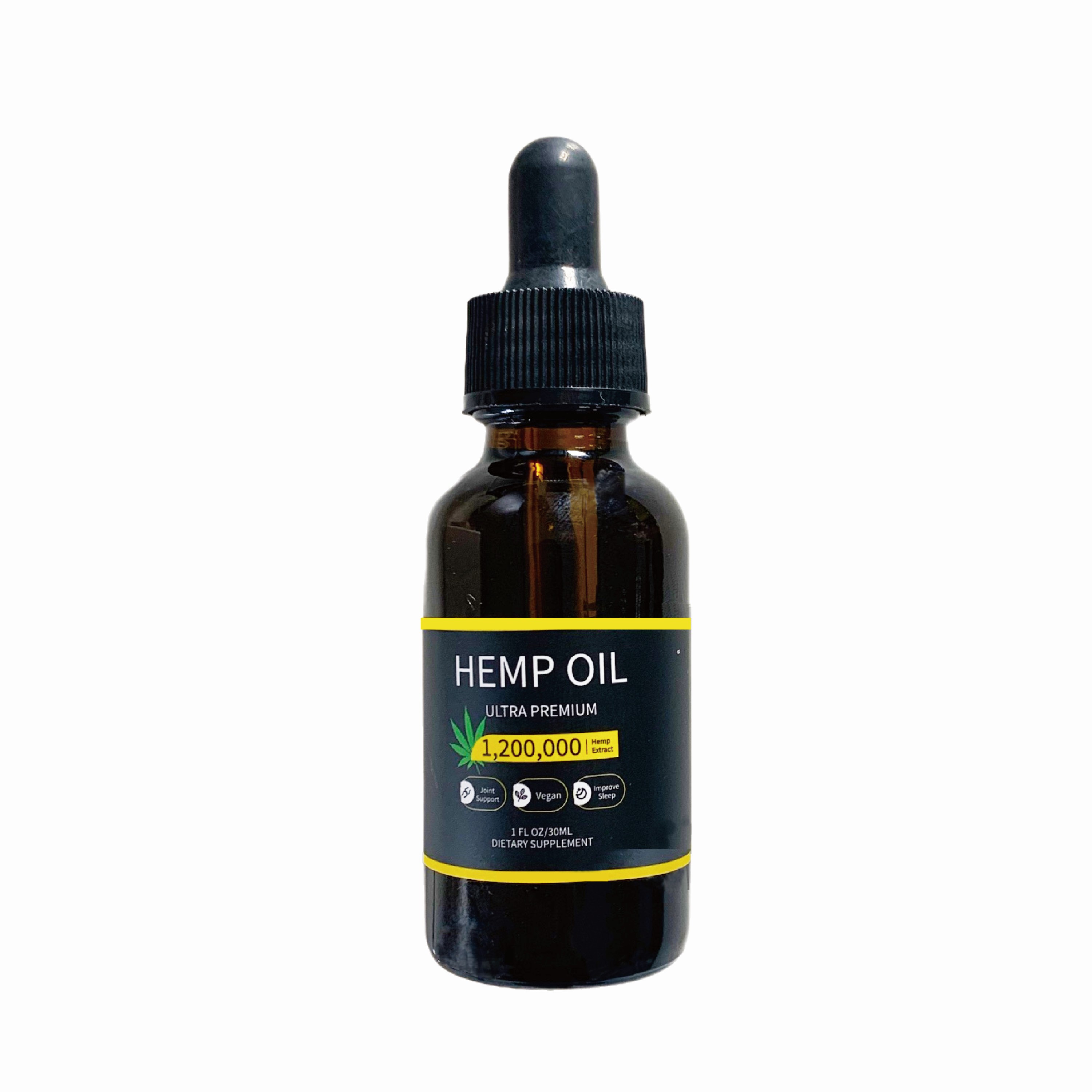 OEM Organic Hemp Oil 100% Rich In Omega3,6,9 For Cats And Dogs Hemp Calming Drops For Anxiety Relief And Stress
