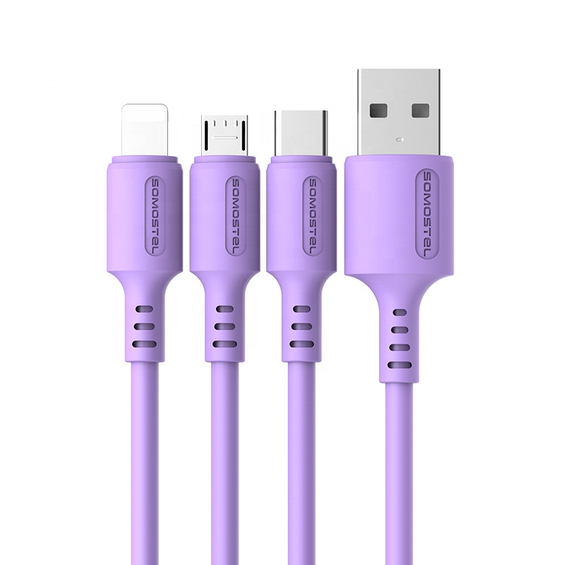 SOMOSTEL BP06 Mobile Phone Data Cable Strong Fast Charging For Cell Phone Charger Usb Cable