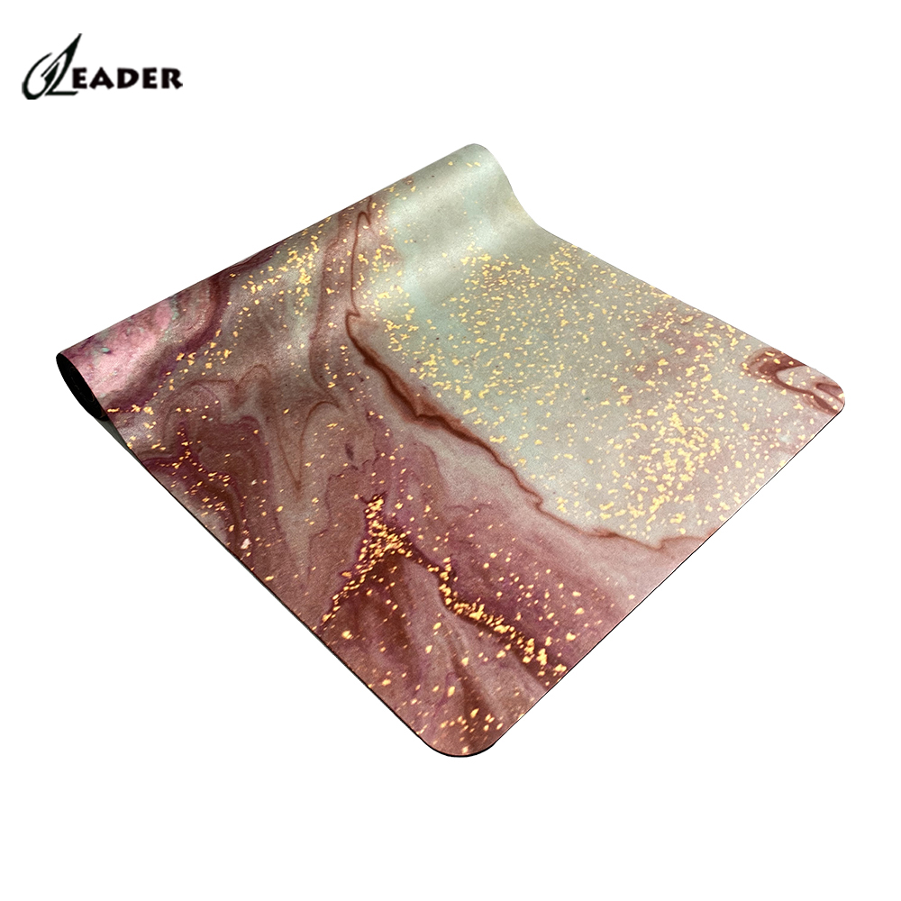 Good Price Custom Eco Friendly Digital Printed Suede Yoga Mat Fitness Gym Sport