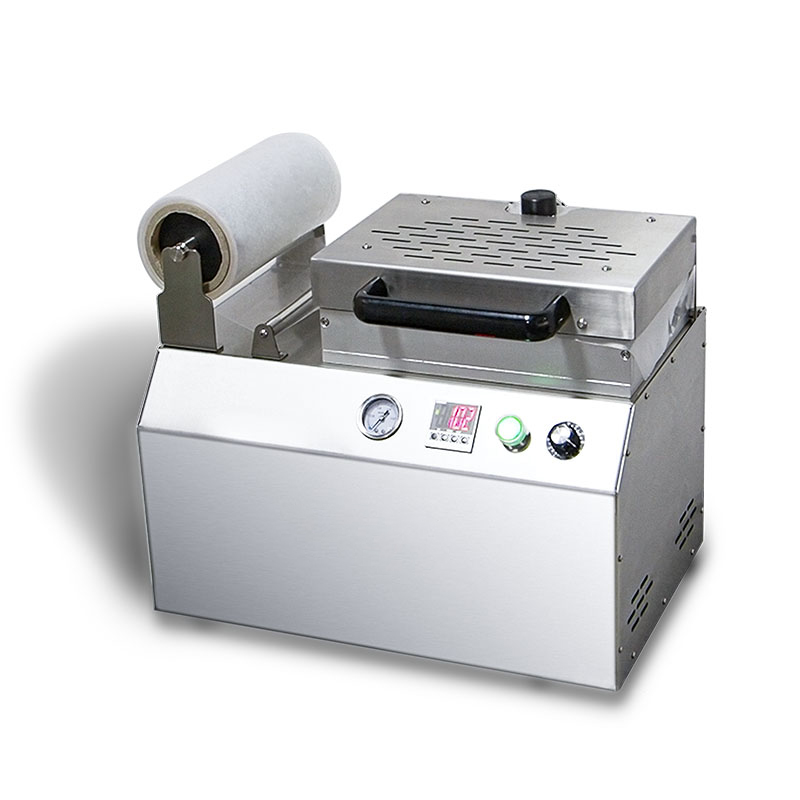 tray sealing cooked foods skin vacuum packing machines processing fish skin pack machine dq240vst