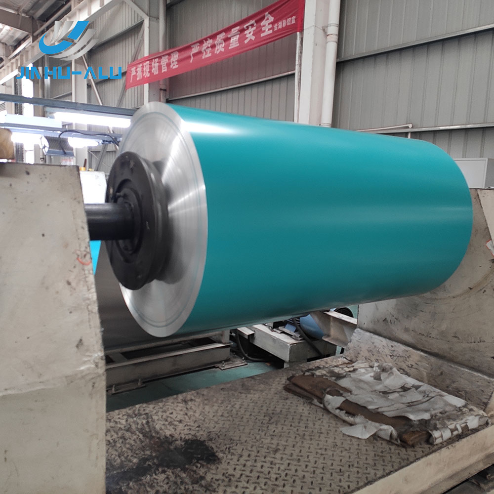 JINHU PE PVDF HDPE FEVE алюминиевая катушка с цветным покрытием для ACP