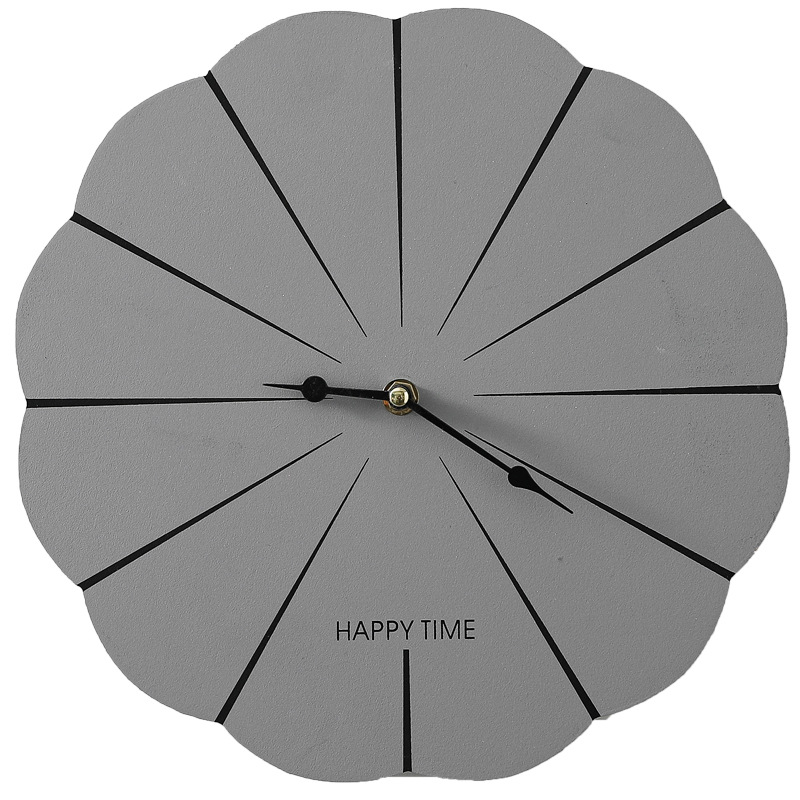 Nordic simple creative wooden crafts wall mounted clocks and watches living room bedroom decorations hanging clock
