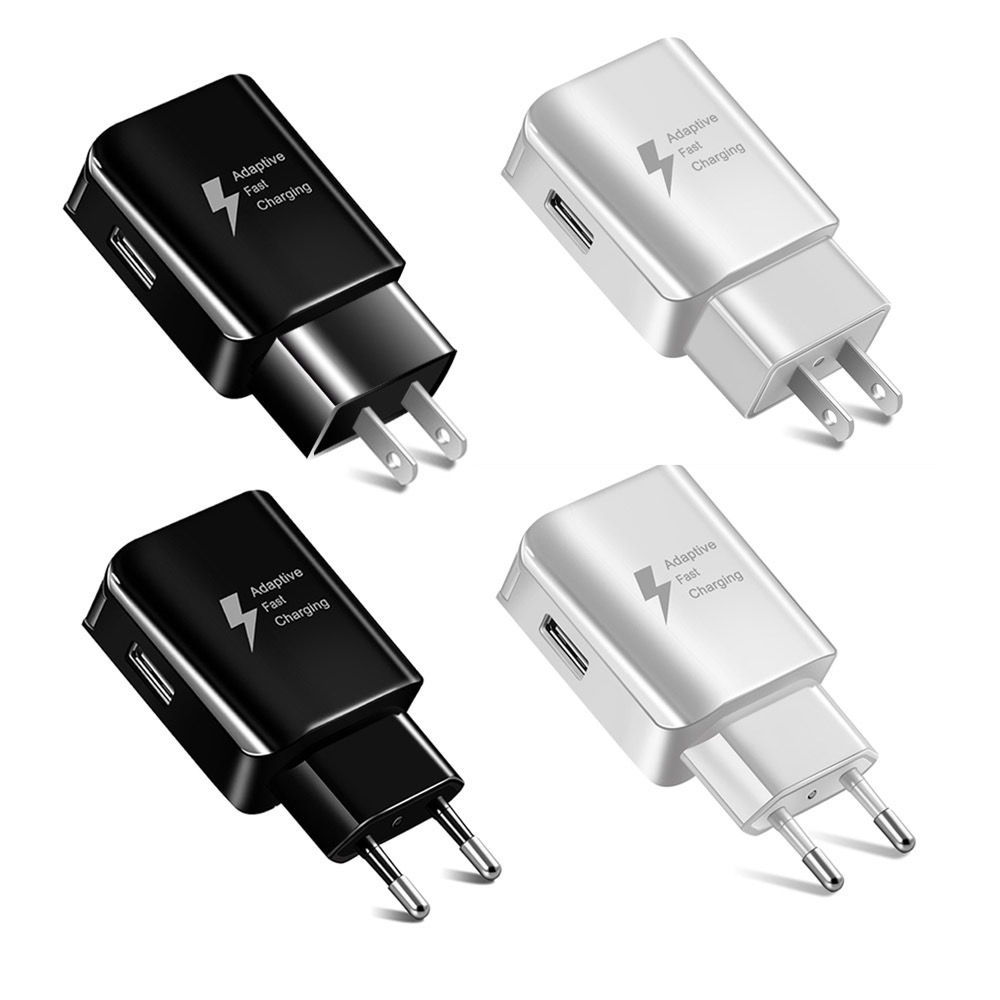 Горячая Распродажа! US Версия USB быстрое зарядное устройство для Samsung s8 s7 s9 s10-Universal белого цвета для розетки ЕС 5В 2.4A Usb зарядное устройство адаптер переменного тока