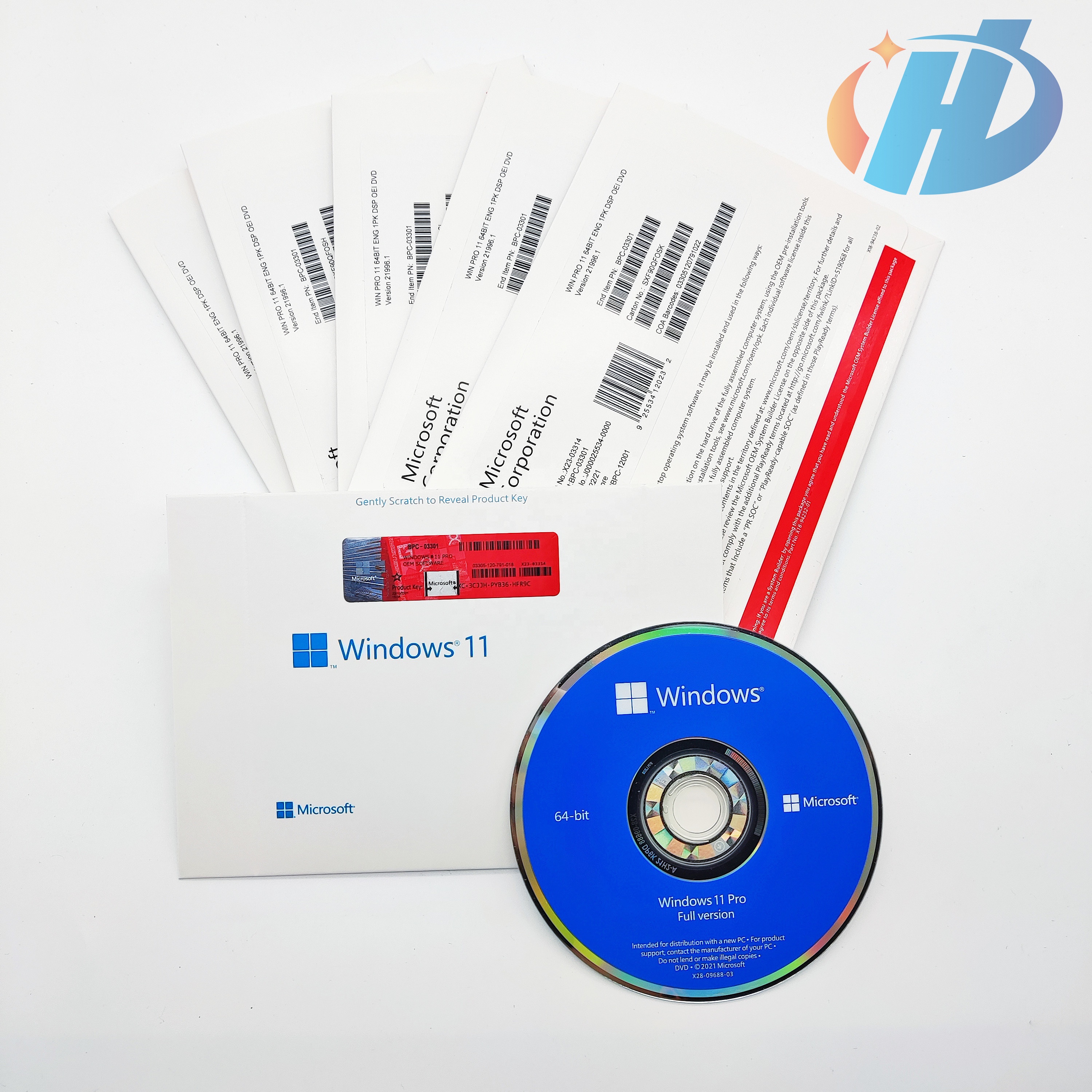 Win 11 Профессиональный многоязычный oem dvd полный пакет Win11 Pro