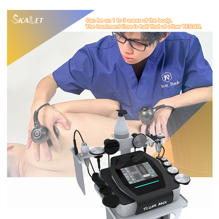 Skalet Indiba 448KHz Tecar Therapy 300KHz 500KHz Veterinary RF CET RET Tecar Therapy Machine for Whole Body Physiotherapy