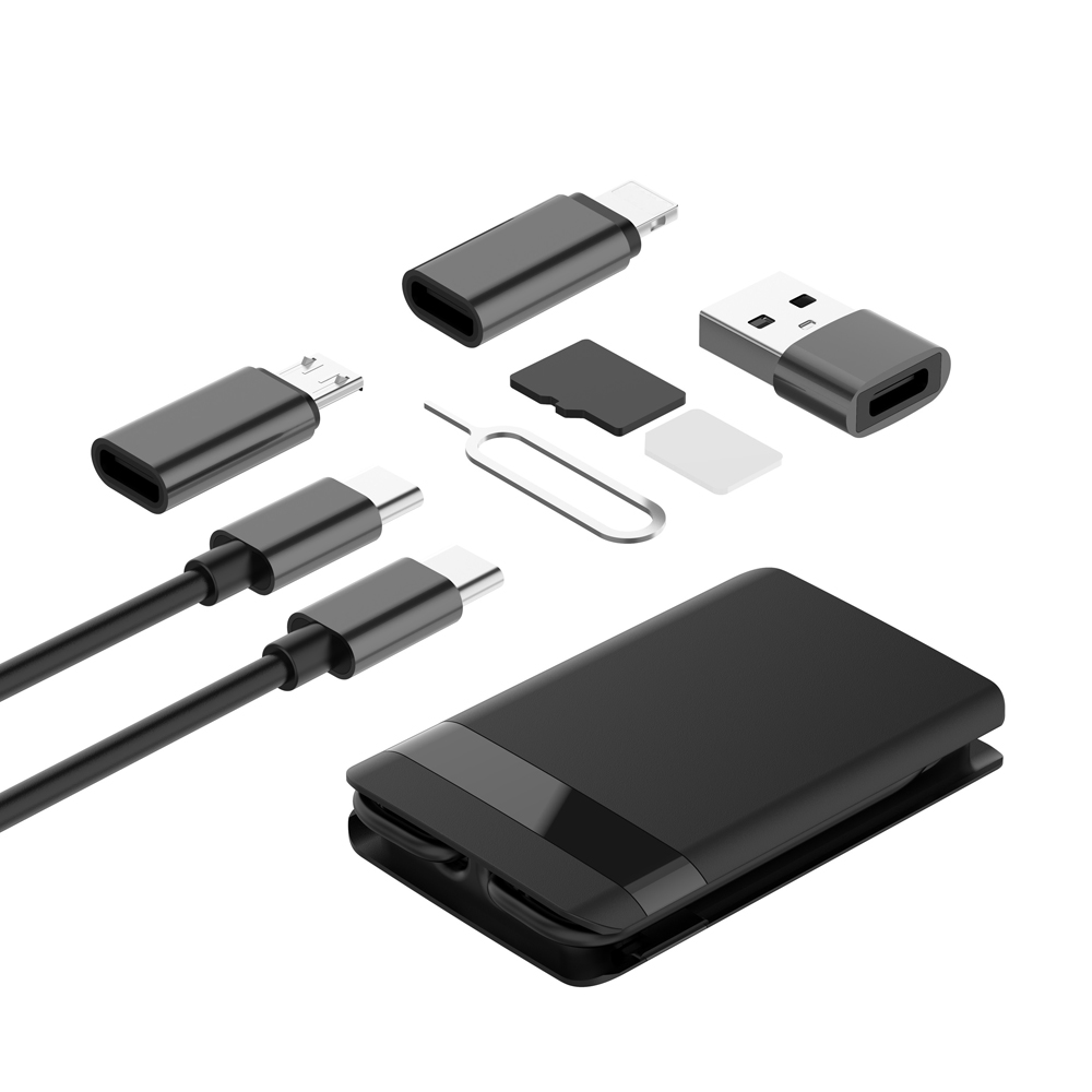 Набор кабелей для зарядки с Type C на Type C, микро-адаптеры USB A с SIM-картой, иглой для извлечения, иглой и штифтом, подставка для телефона
