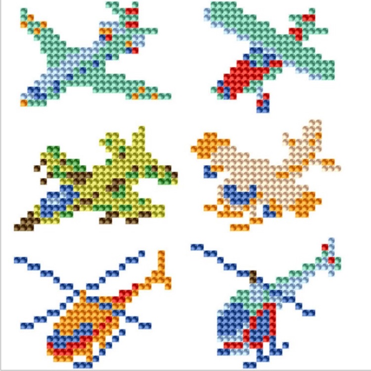 5D DIY children's point diamond painting Aircraft Diamond Creative stickers refrigerator magnet children's handmade Craft Kit